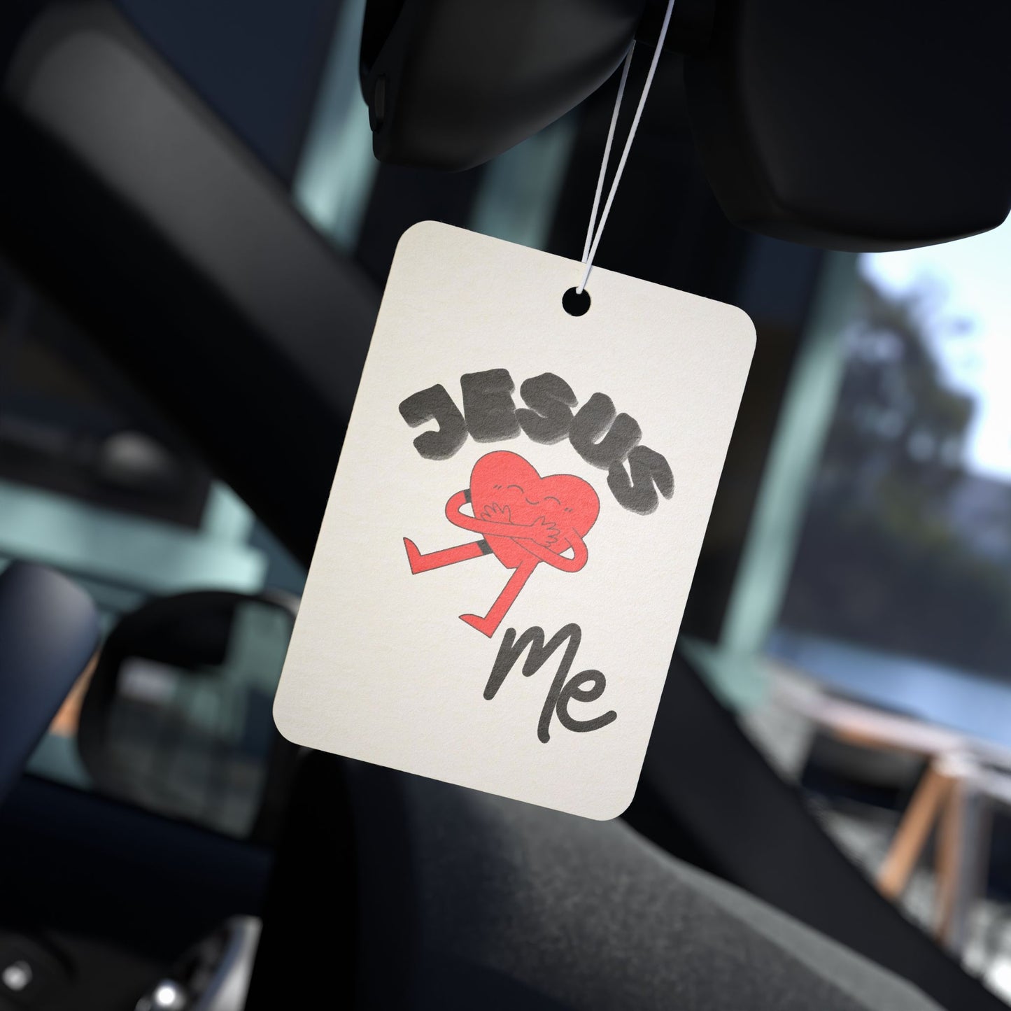 Car Air Freshener - Jesus Loves Me Inspirational Scent