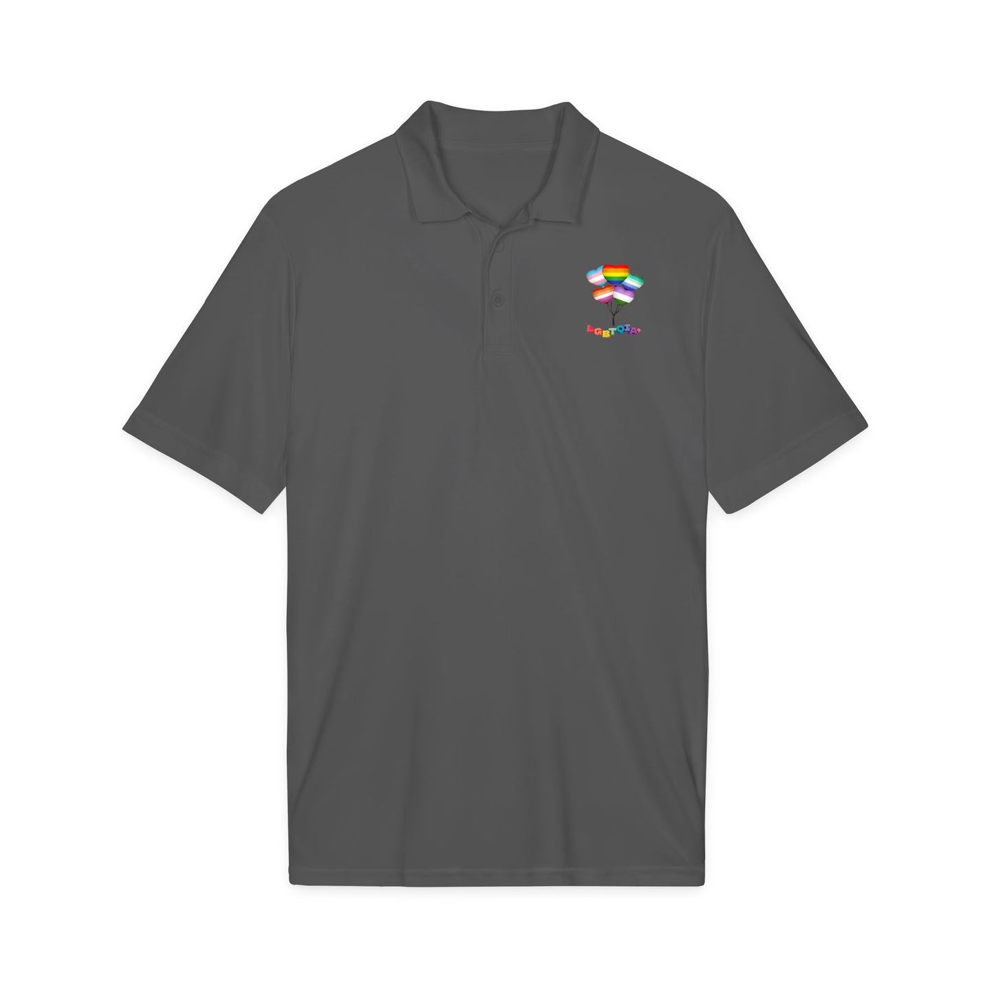 Rainbow Heart Balloons Polo
