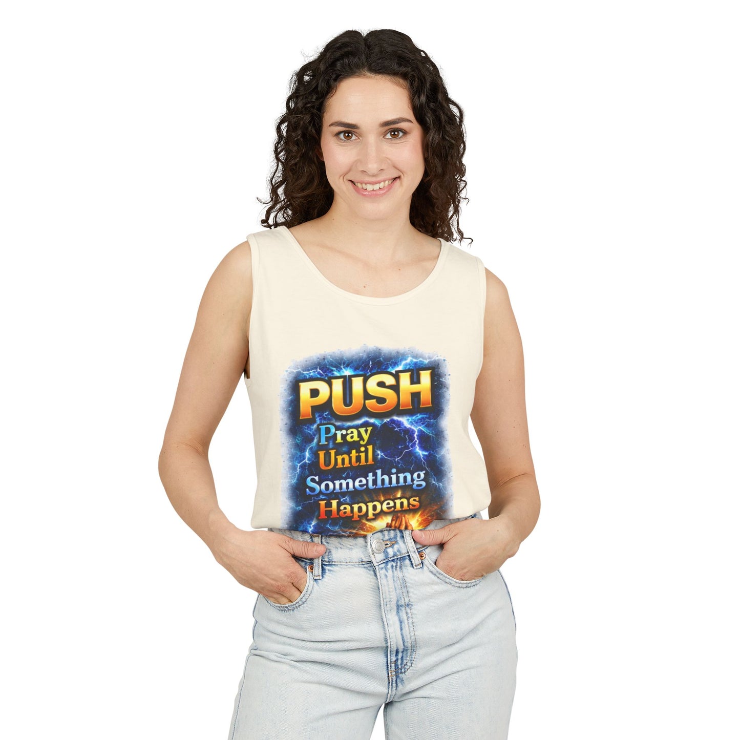 Push: Pray Until Something Happens Tank - Hands