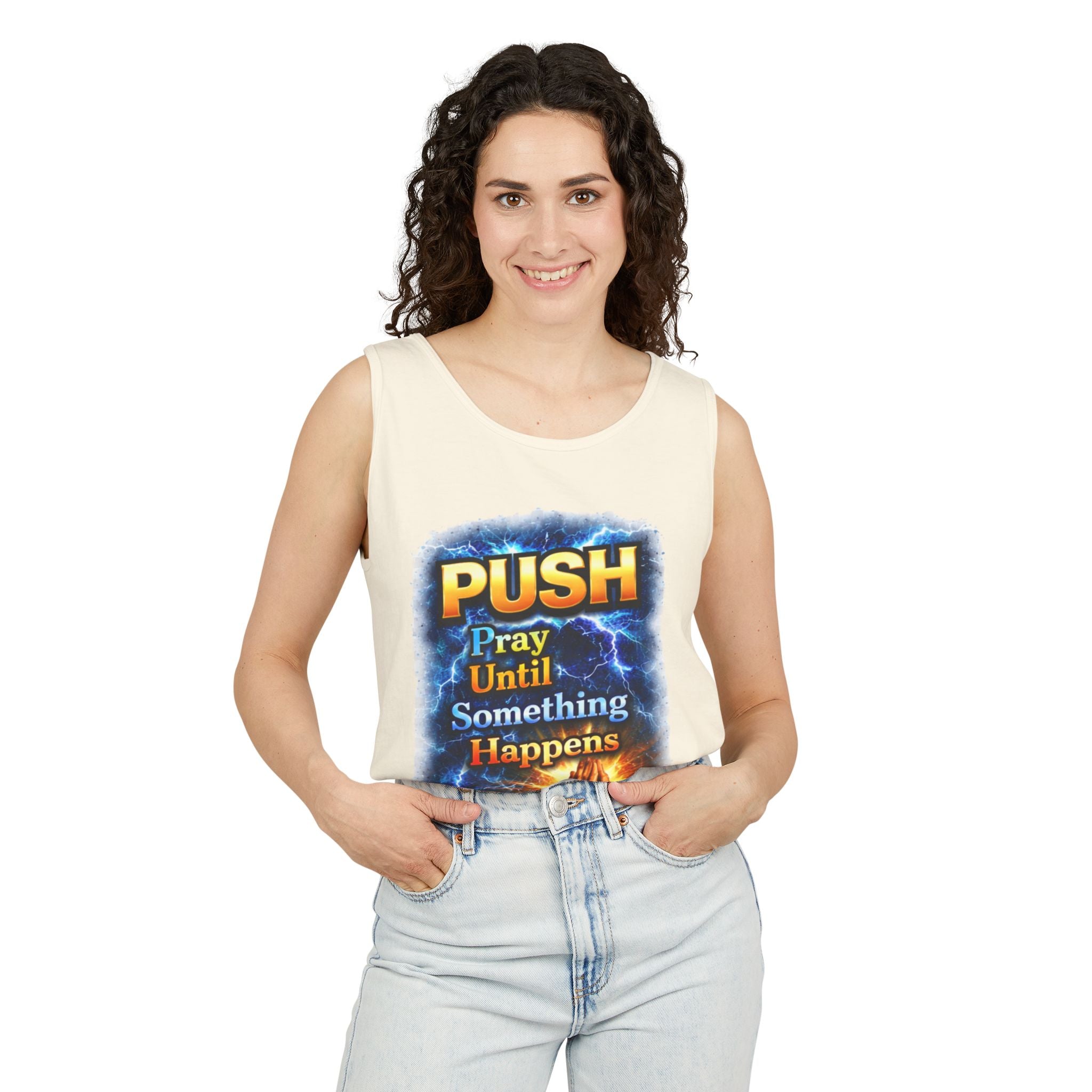 Push: Pray Until Something Happens Tank - Hands