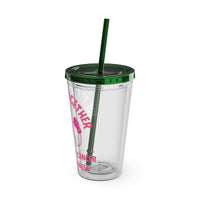 "We Fight Together" 16oz Tumbler with Straw Cup
