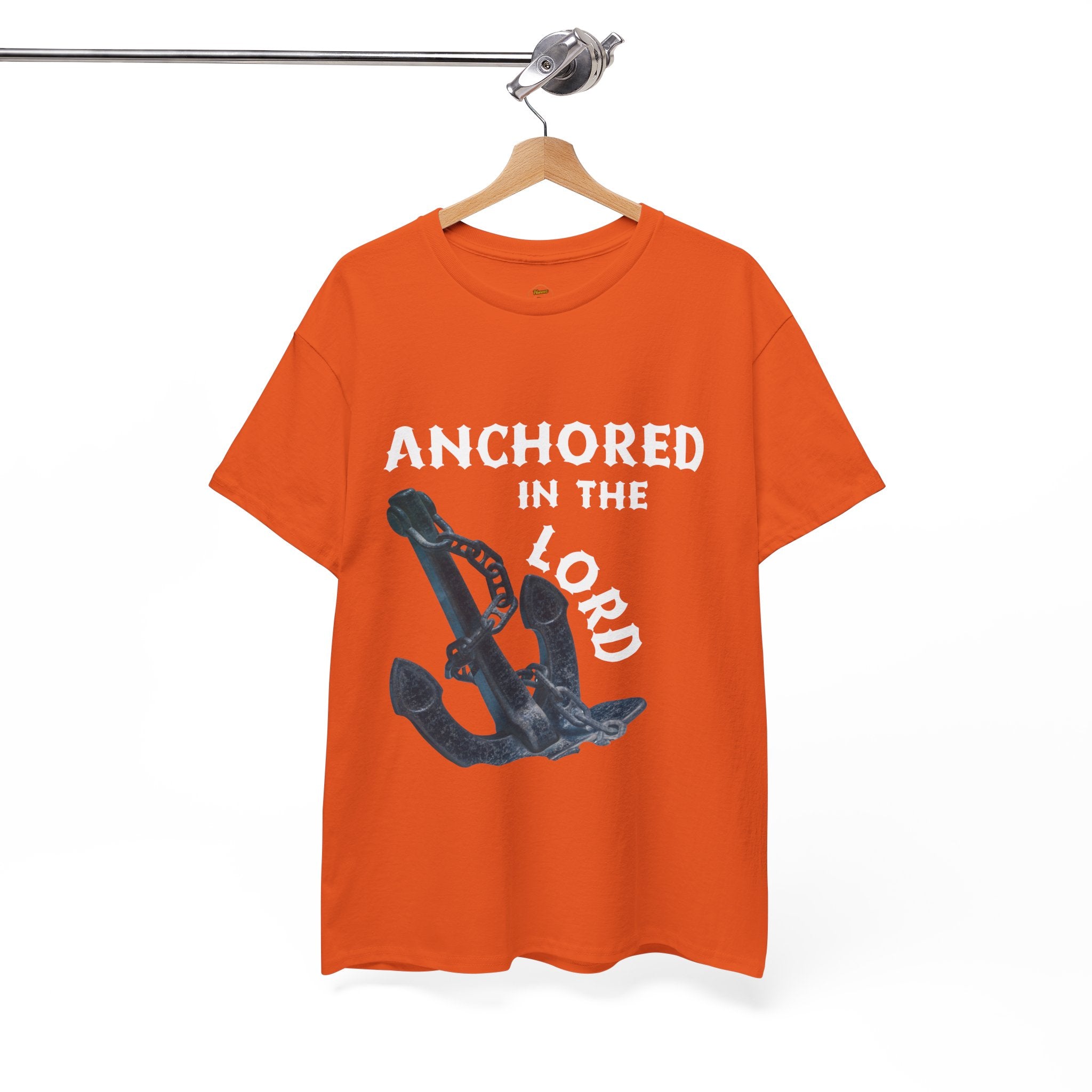 Anchored in the Lord T-Shirt - White