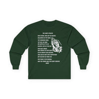 The Lord's Prayer Long Sleeve Tee- White