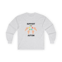 Puzzle Piece Hands Awareness Shirt - Blk