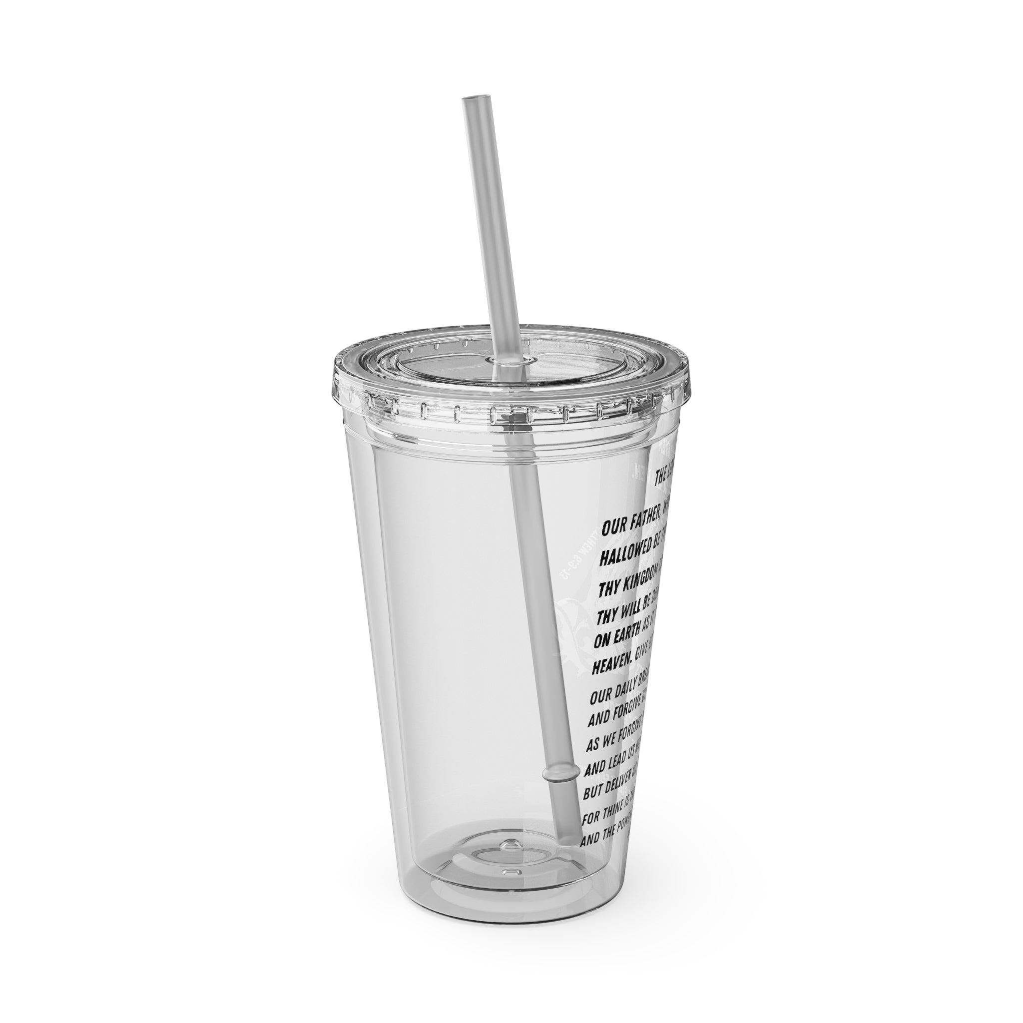 The Lord's Prayer 16oz Tumbler with Straw