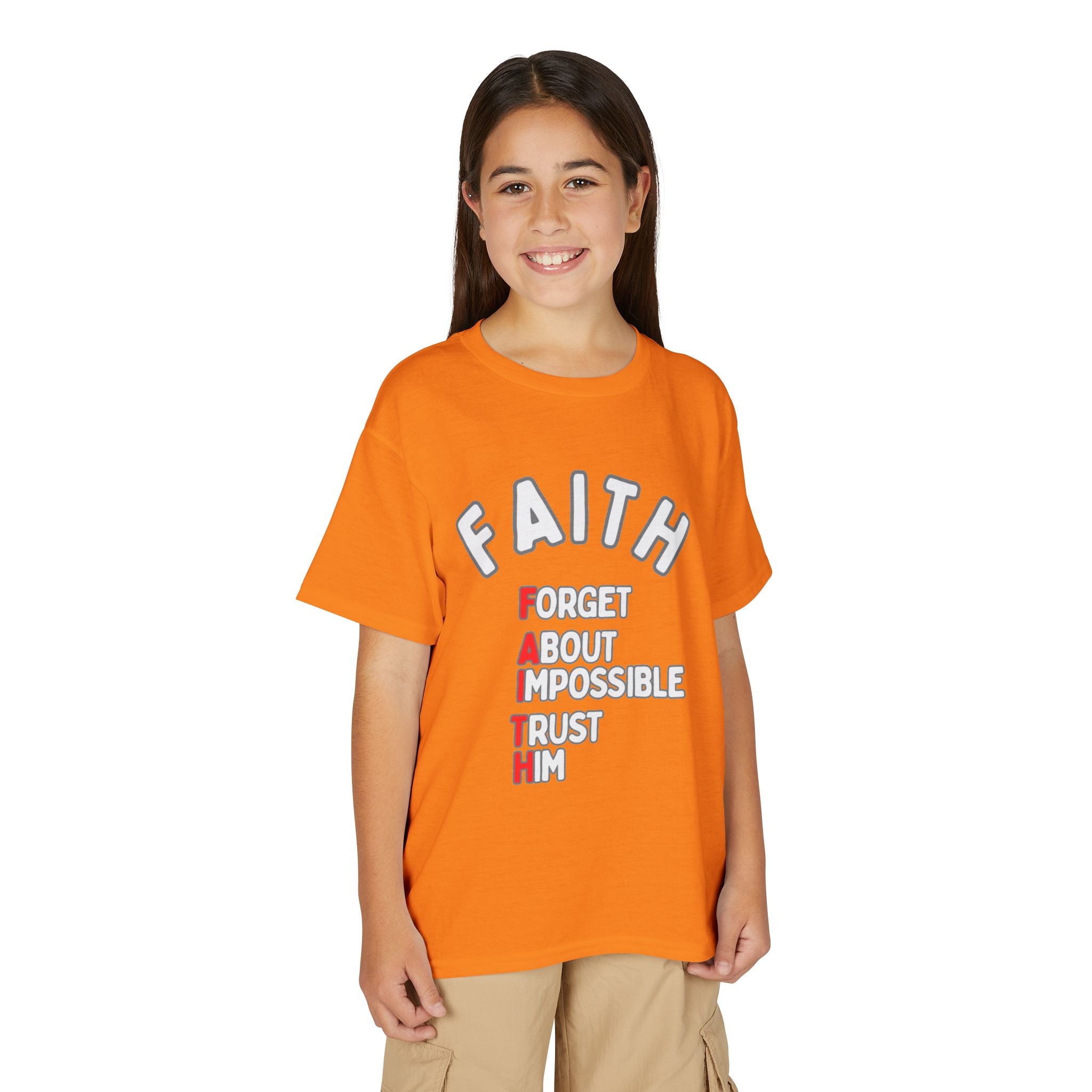 Forget About Impossible, Trust Him Youth Christian Tee