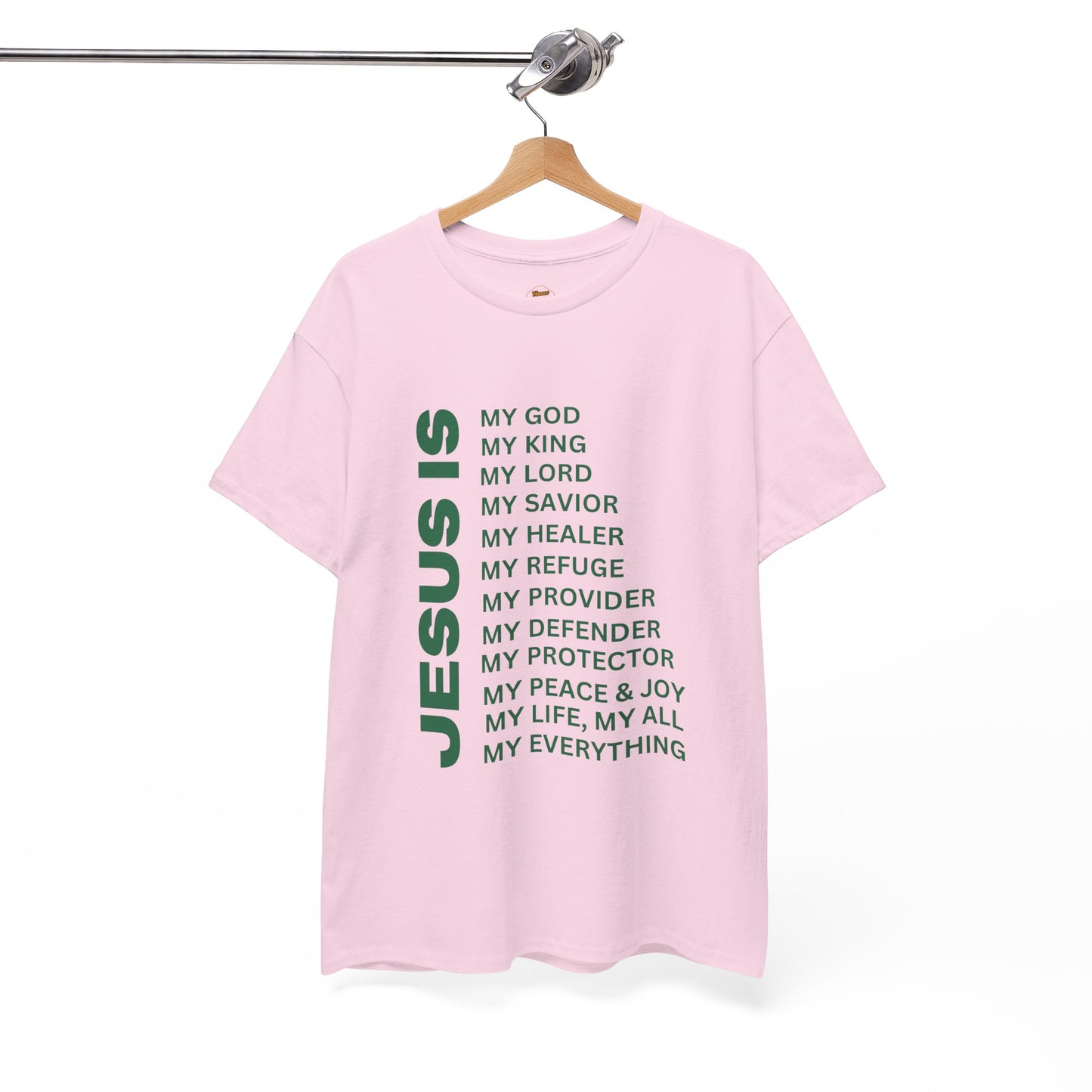 Christian JESUS IS T-shirt - Green