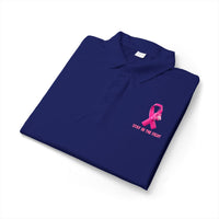 Breast Cancer Pink Ribbon “Stay in the Fight” Polo