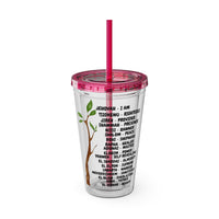 Characteristic Names of God 16oz Tumbler with Straw