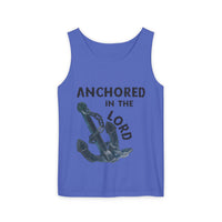 Anchored in the Lord Tank Top - Black