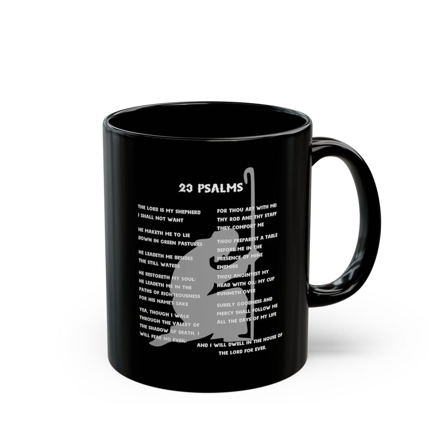 23 Psalms Black Coffee Mug — (11oz/15oz)