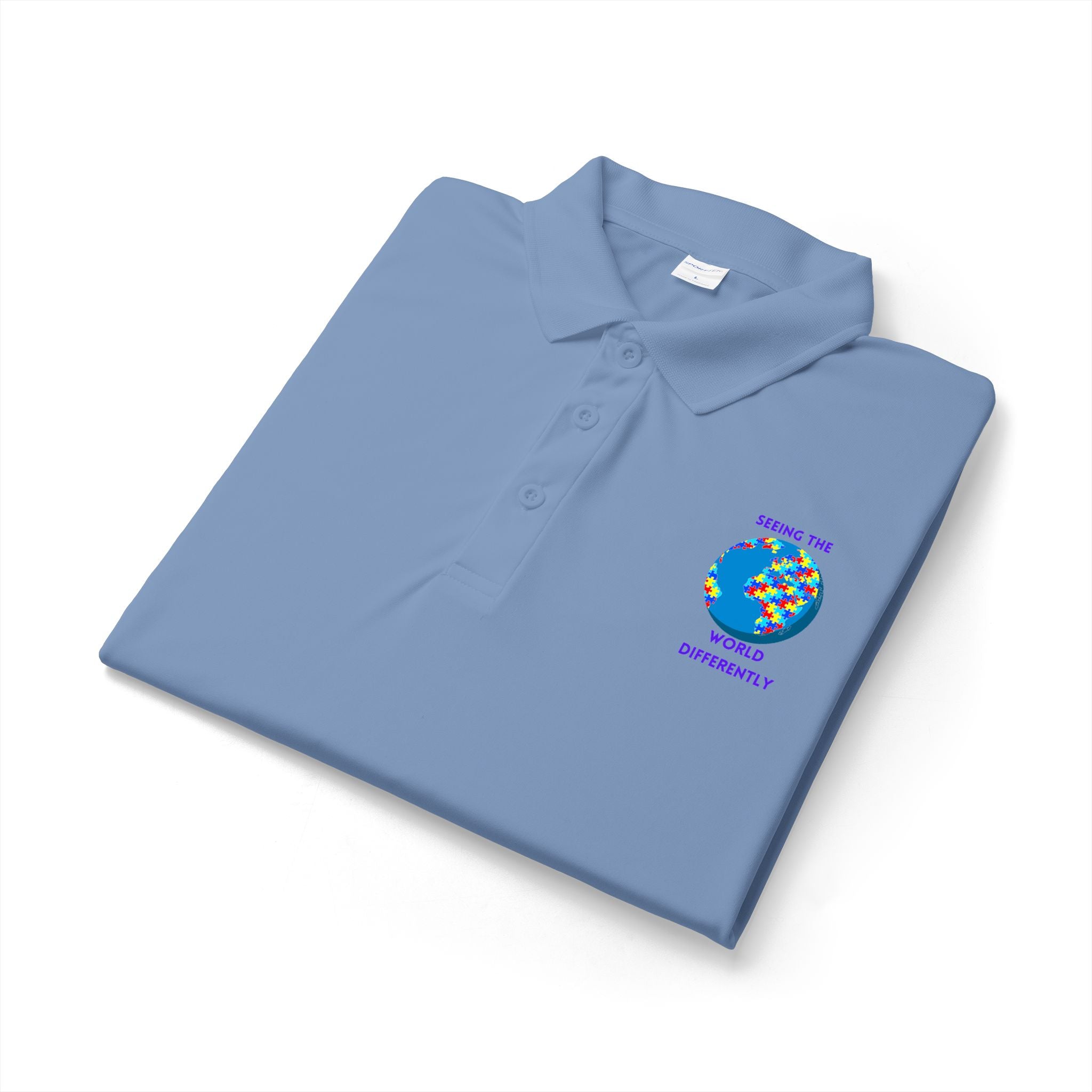 Seeing the World Polo - Blue