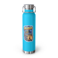 “Push: Pray Until Something Happens” 22oz Insulated Water Bottle - Hands