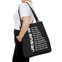 Christian JESUS IS Tote Bag - Black