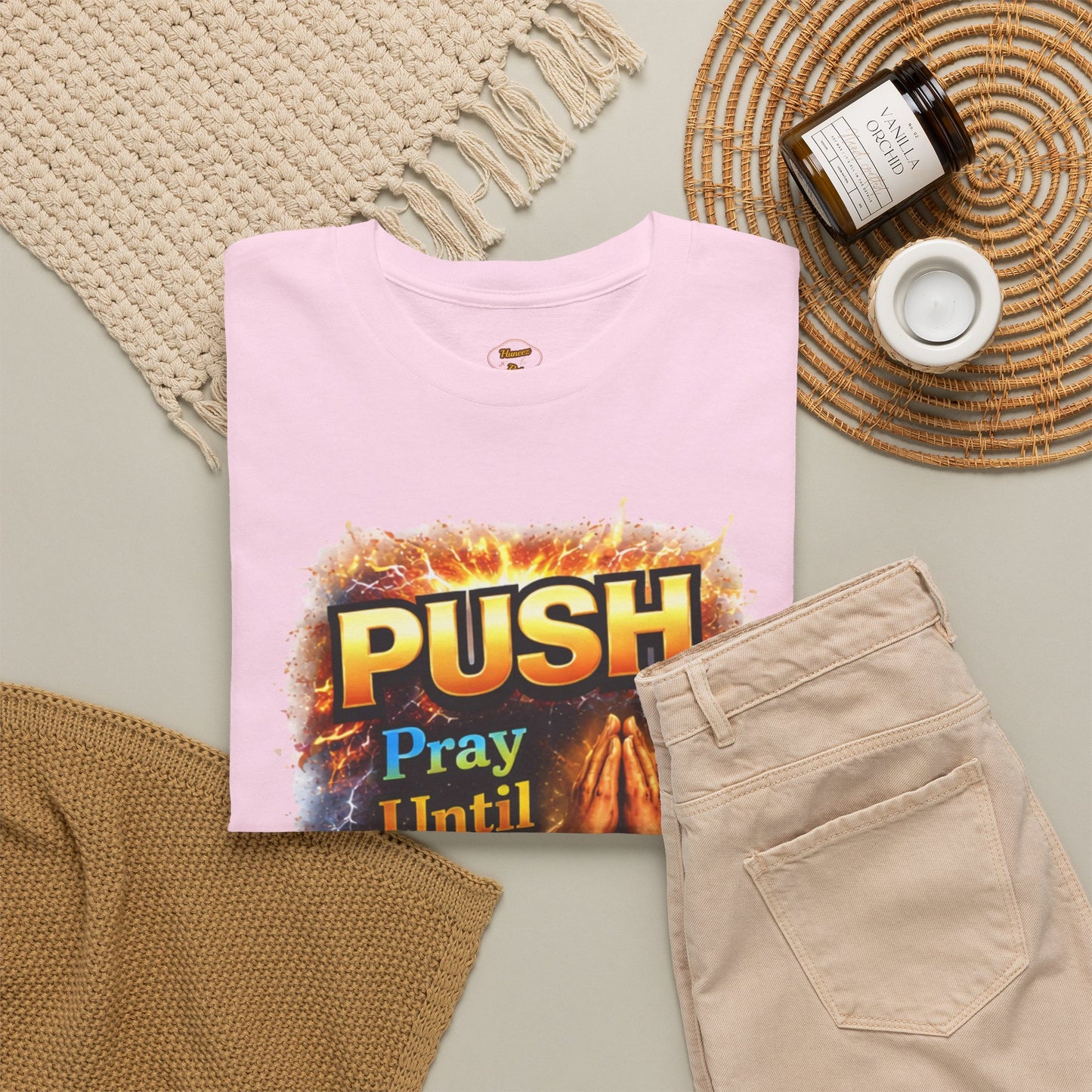 Push: Pray Until Something Happens T-Shirt — Bible 1