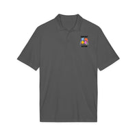 Autism Puzzle Piece Polo Shirt - Black
