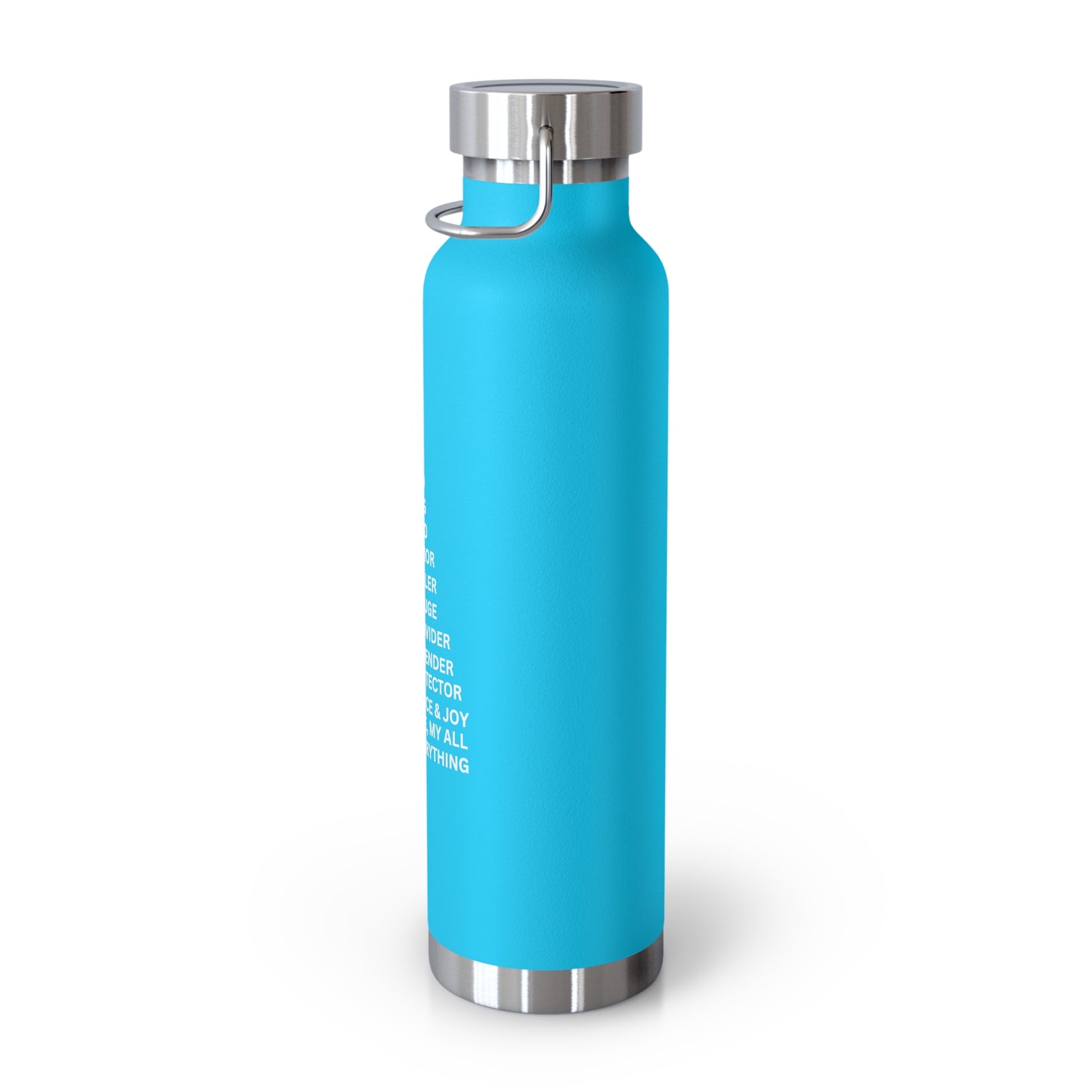 Christian JESUS IS 22oz Insulated Water Bottle - White