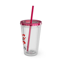 Jesus Heart Love 16oz Tumbler with Straw