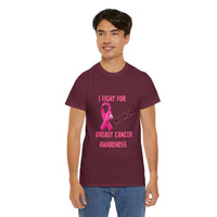 I Fight for My Mom Pink Ribbon Shirt