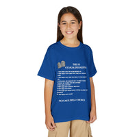 10 Commandments Youth T-shirt - White