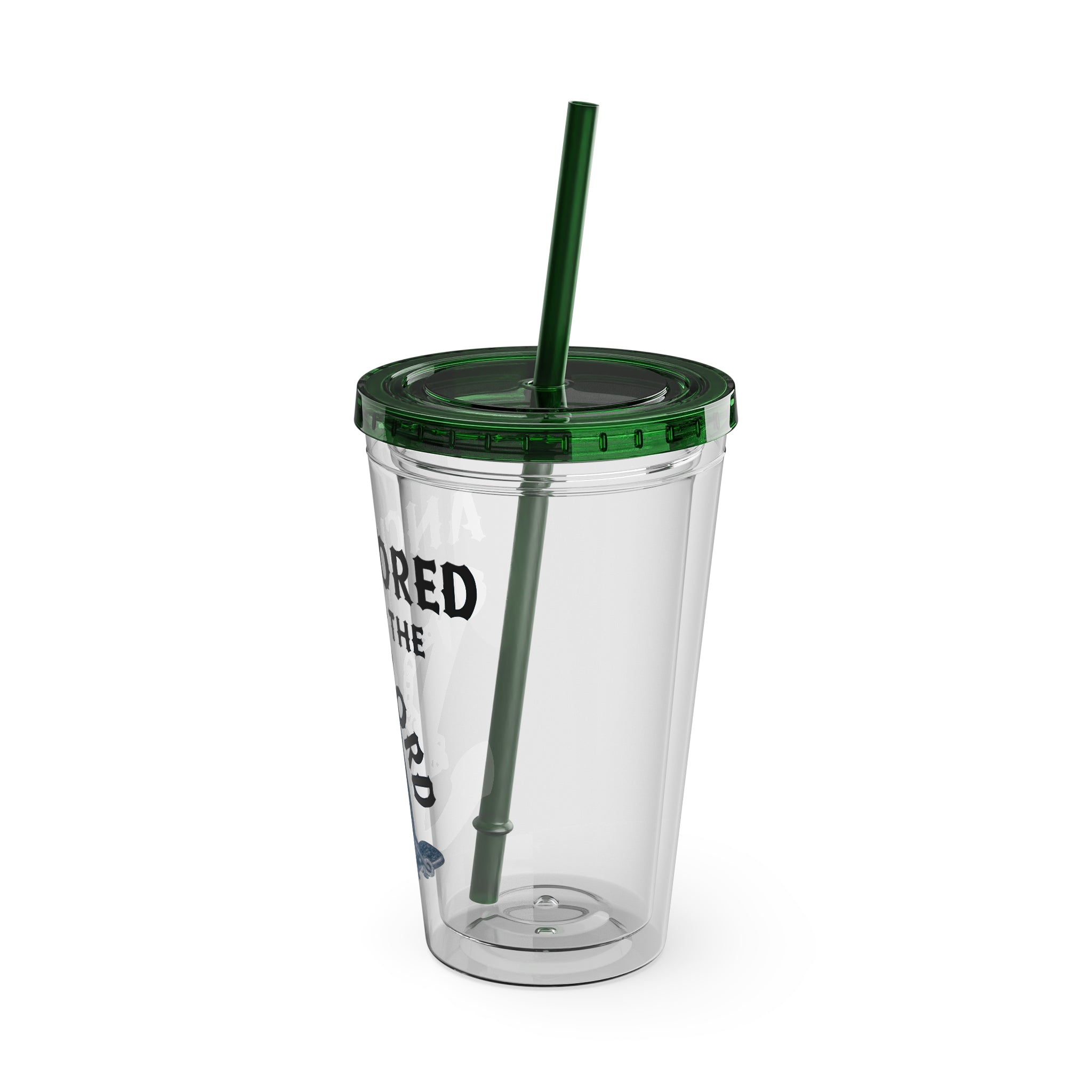Anchored in the Lord 16oz Tumbler with Straw