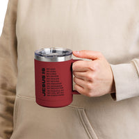 Christian Jesus Is 15oz Tumbler - Black