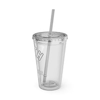 Faith "Forget About Impossible, Trust Him" 16oz Tumbler with Straw