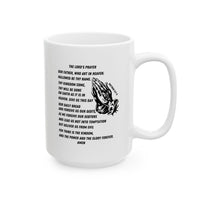 The Lord's Prayer White Coffee Mug (11oz/15oz)