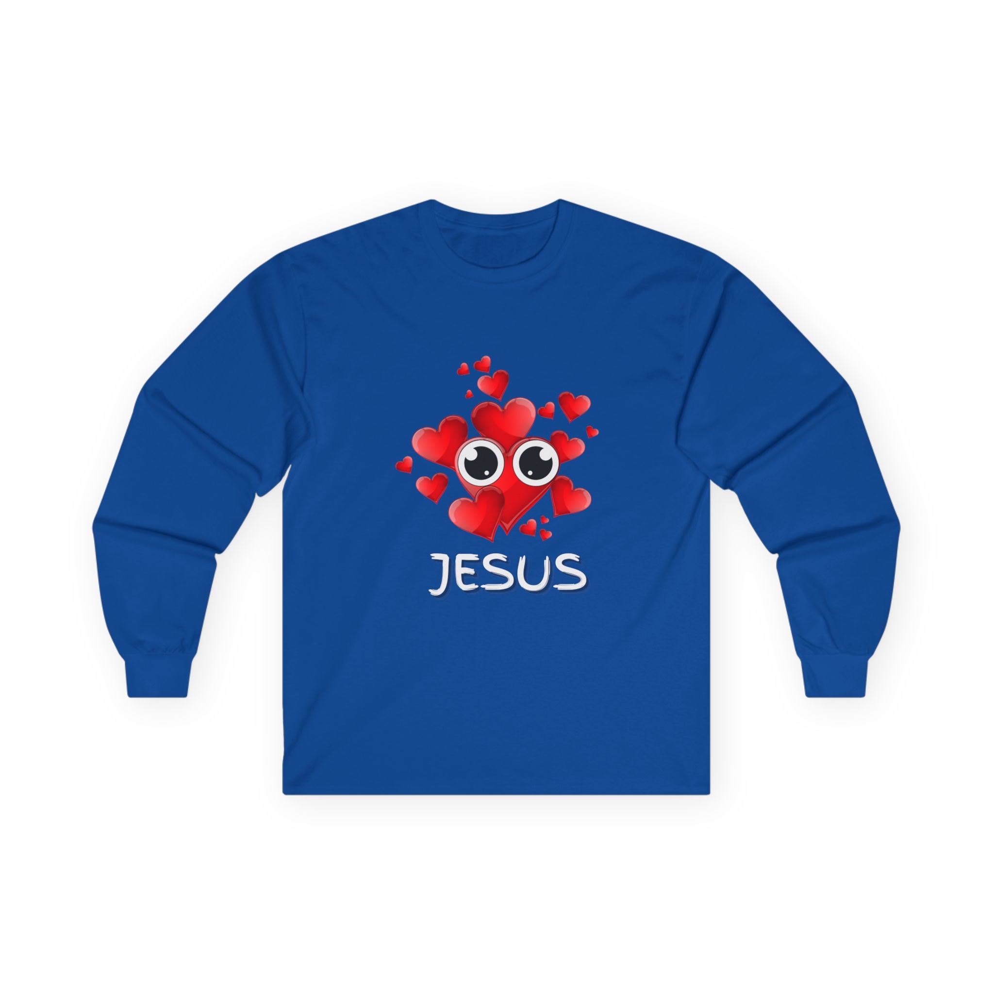 Eye Love Jesus Long-Sleeve - White