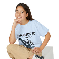 Anchored in the Lord Youth T-Shirt — Black