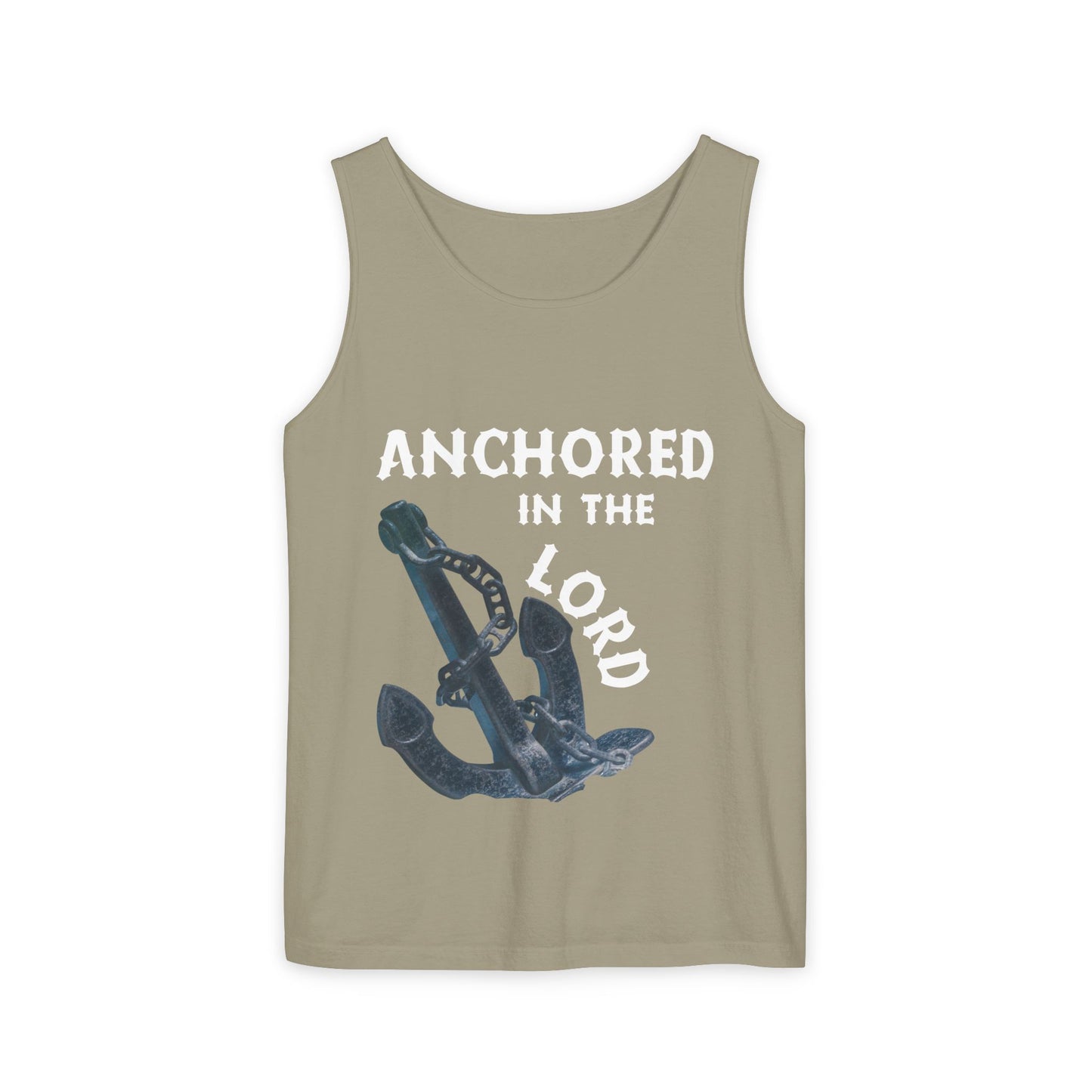 Anchored in the Lord Tank Top - White