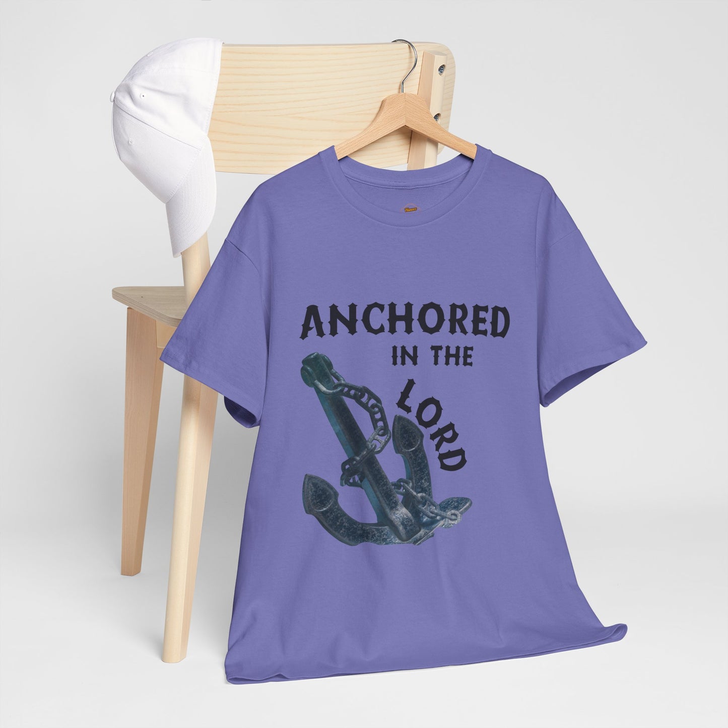 Anchored in the Lord T-Shirt - Black