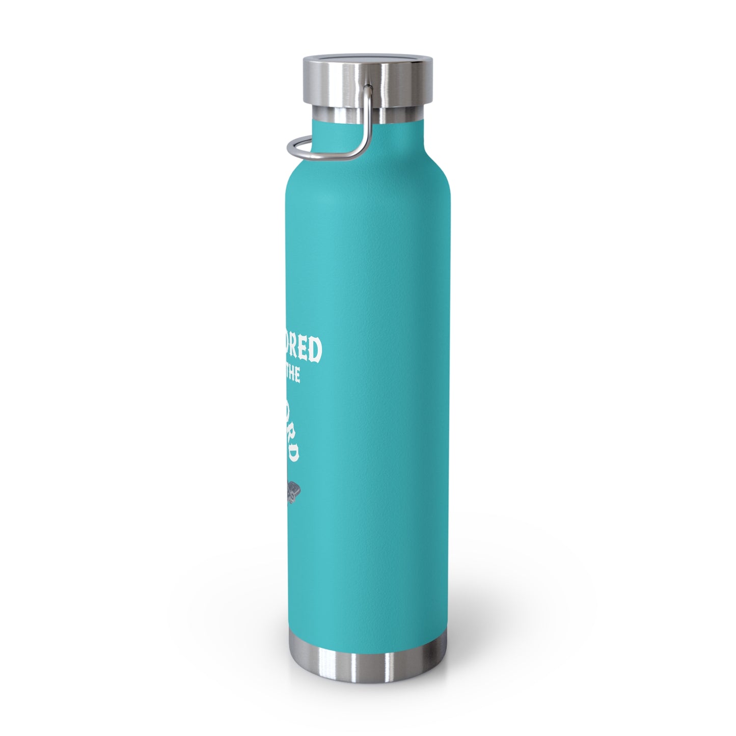 "Anchored in the Lord" 22oz Insulated Water Bottle — White
