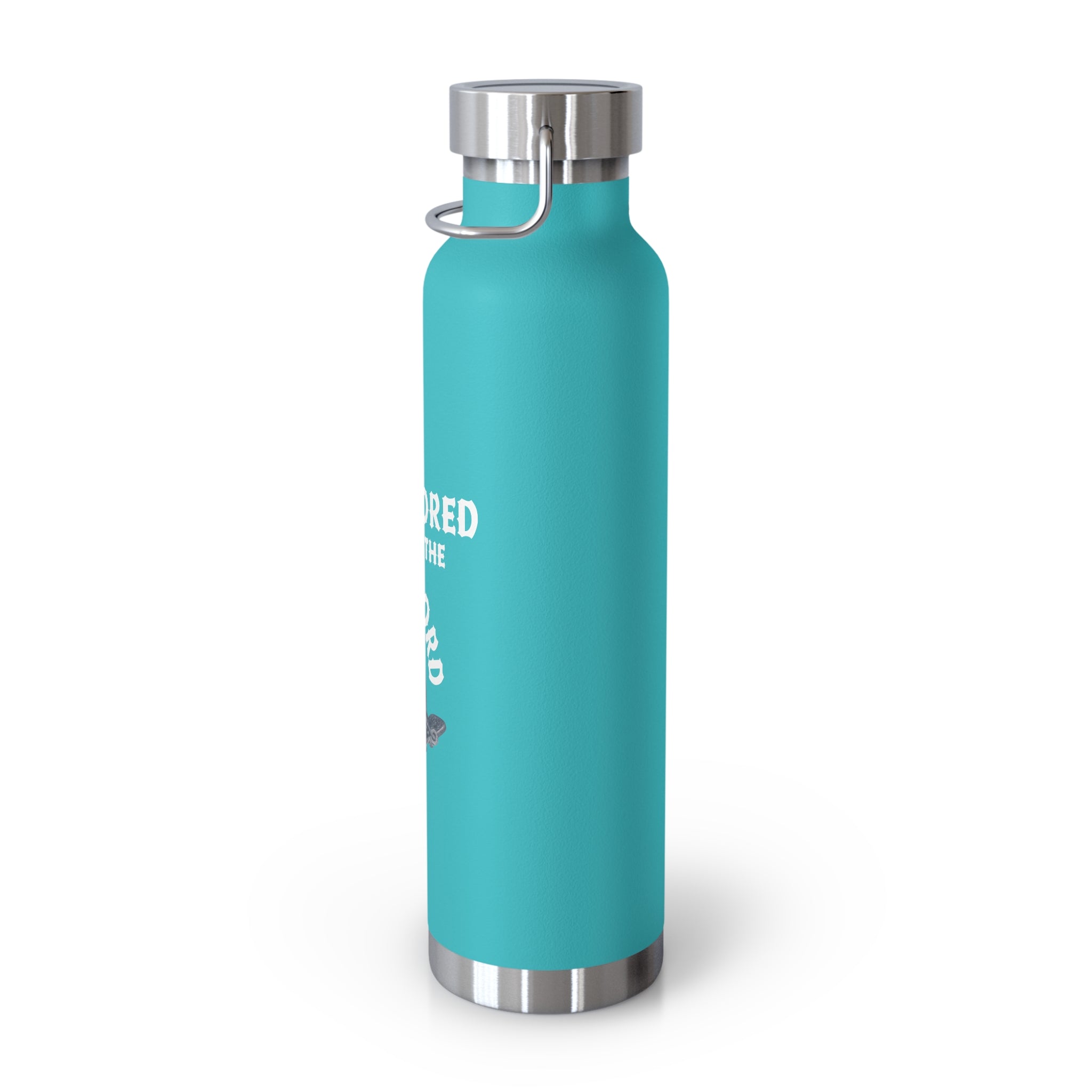 "Anchored in the Lord" 22oz Insulated Water Bottle — White