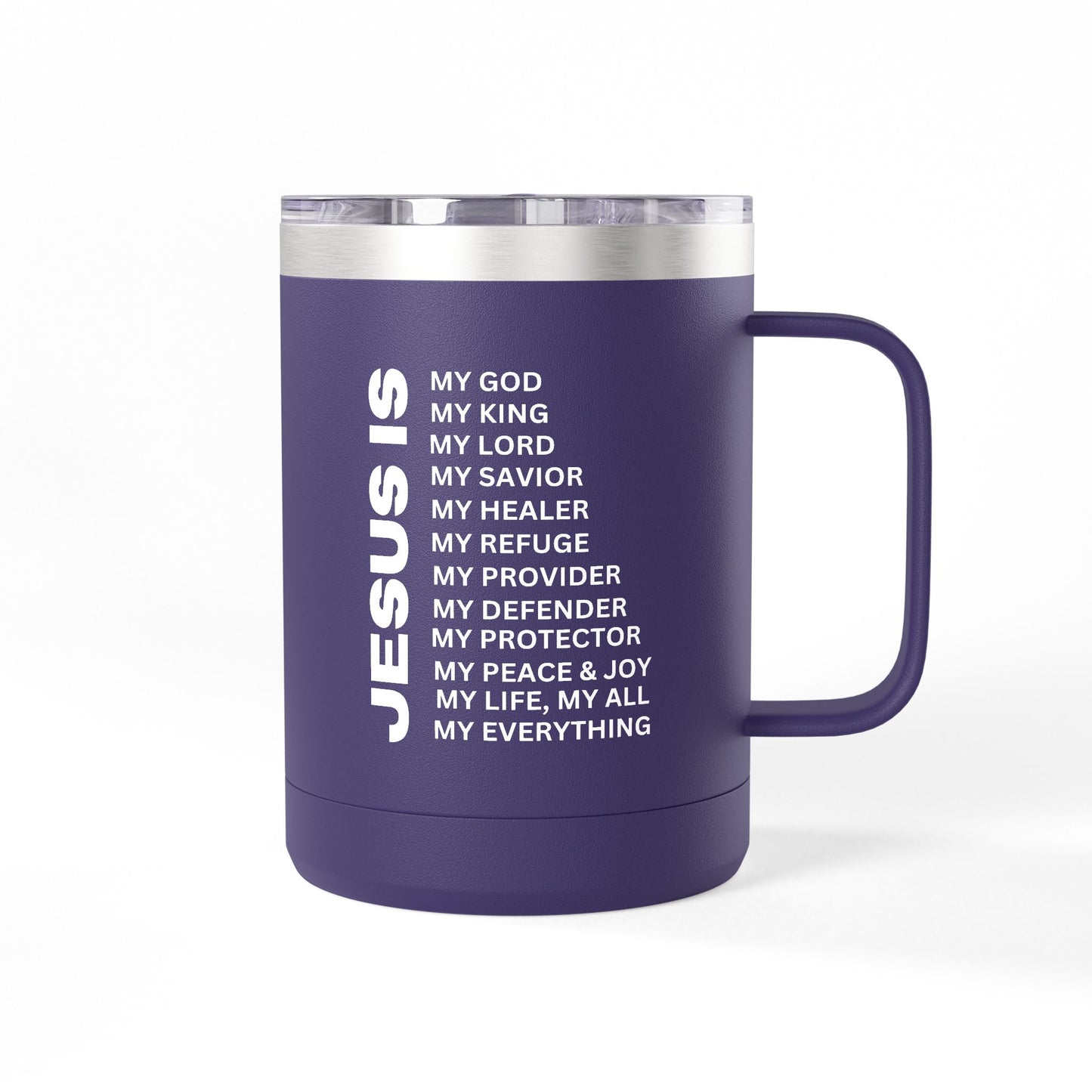 Christian Jesus Is 15oz Tumbler - White
