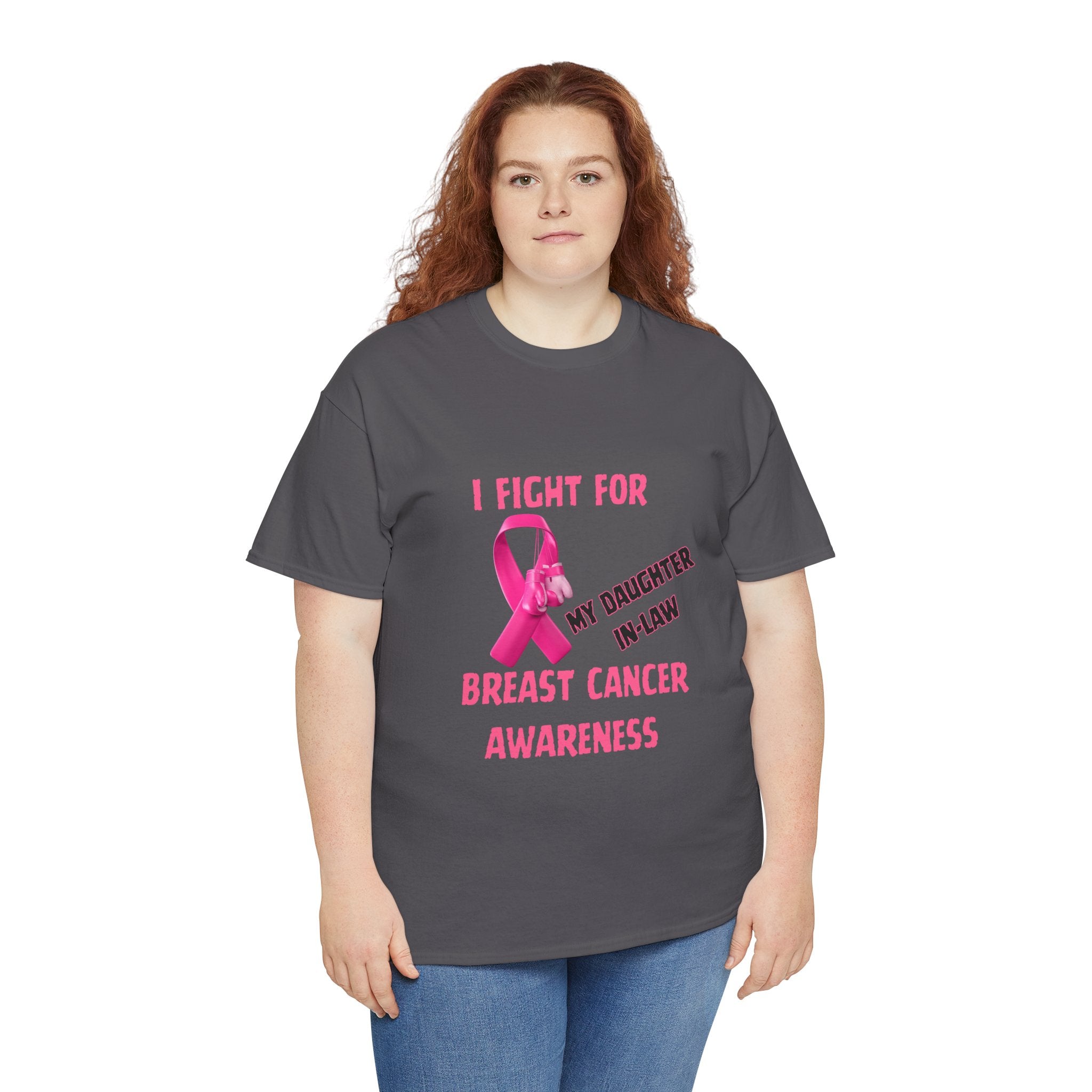 I Fight For My Daughter In-Law Pink Ribbon Tee