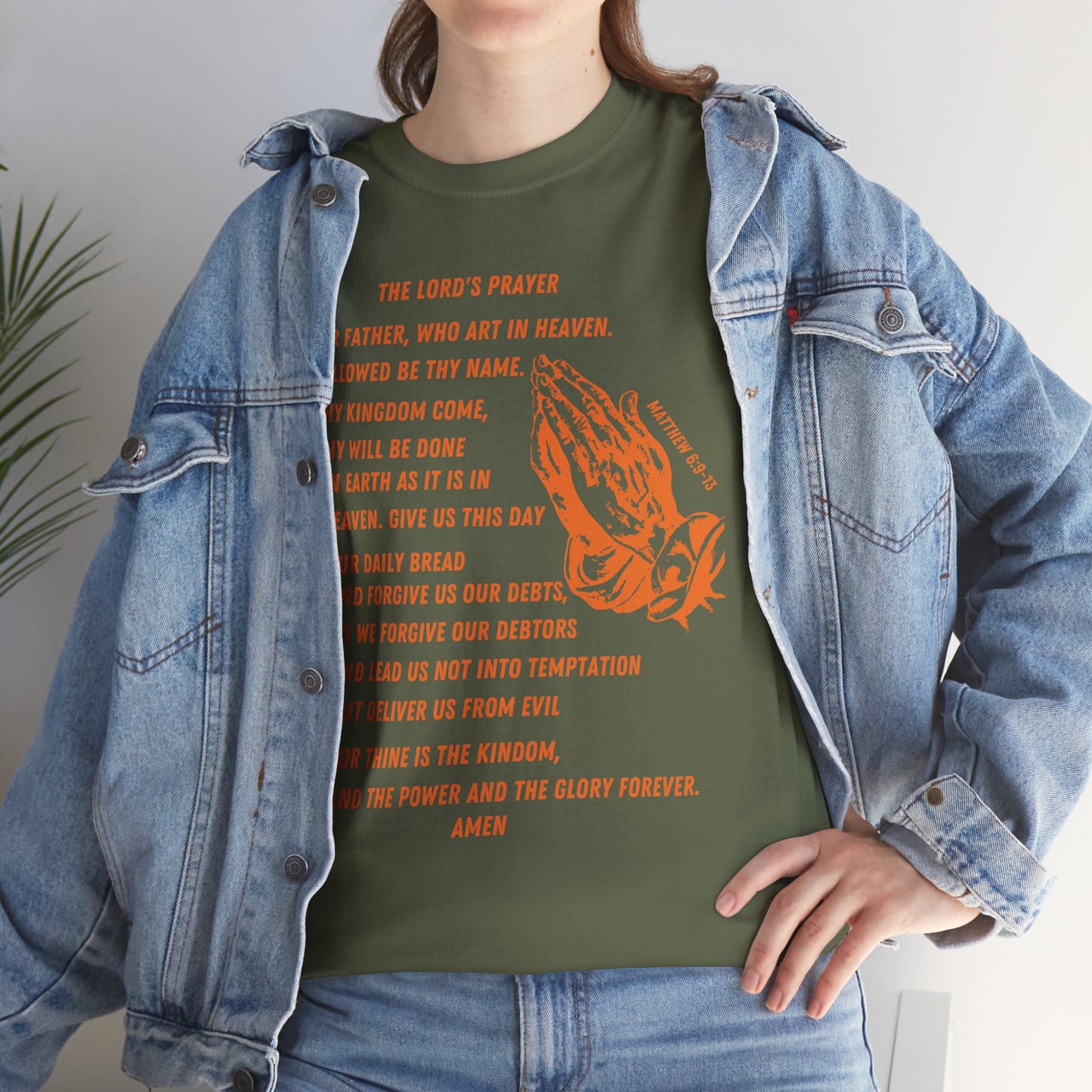 The Lord’s Prayer T-Shirt - Orange