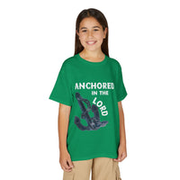 Anchored in the Lord Youth T-Shirt — White