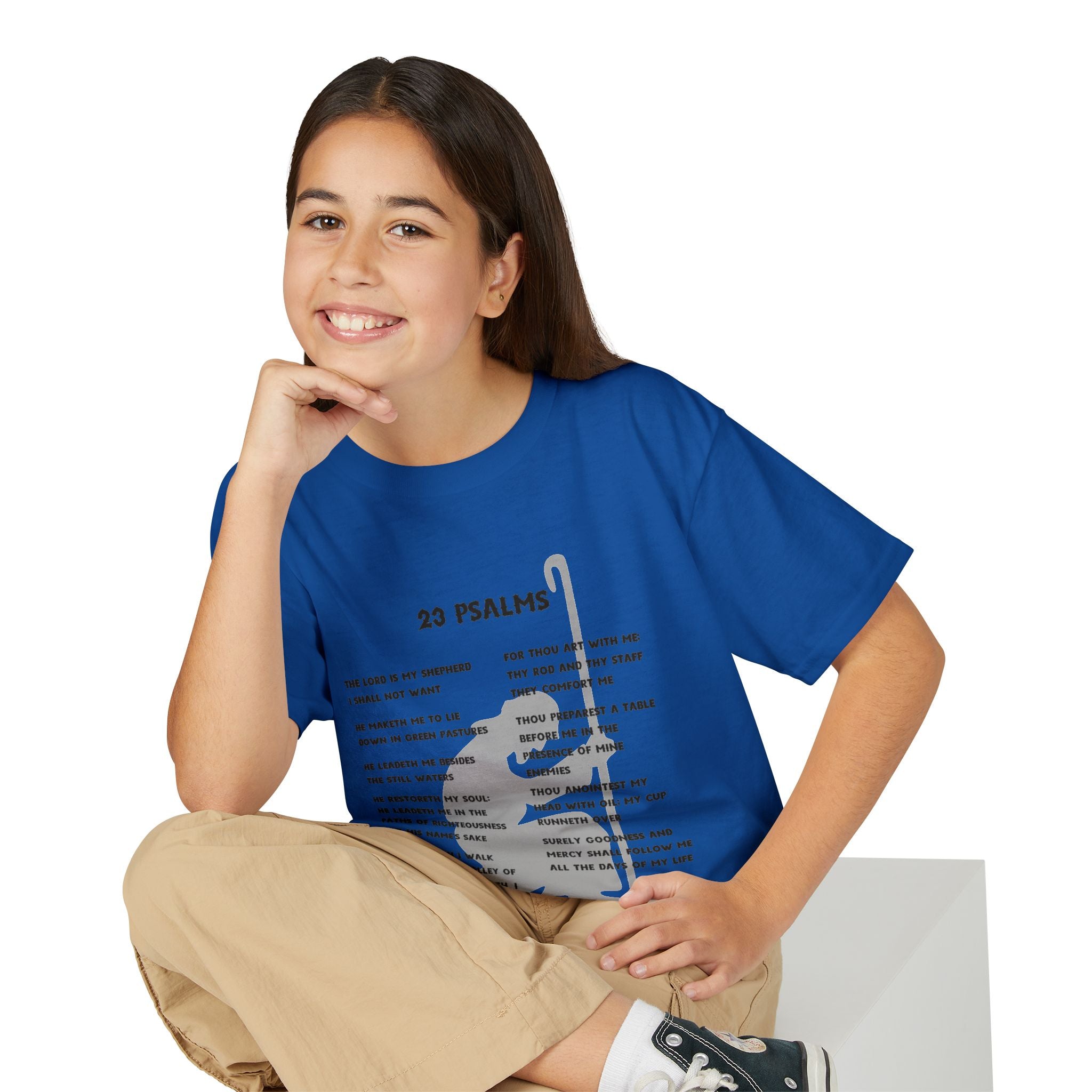 23 Psalms Youth T-shirt - Black