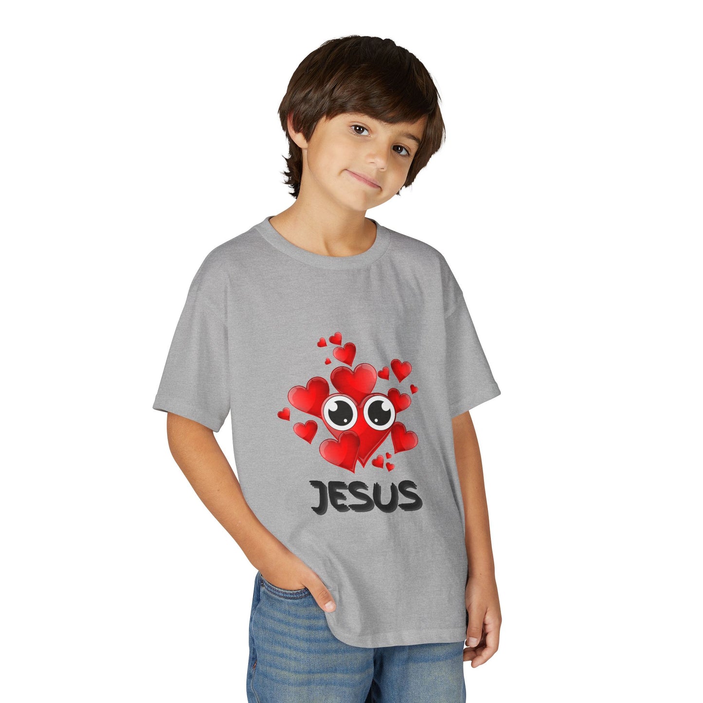 Eye Love Jesus Youth T-shirt - Black