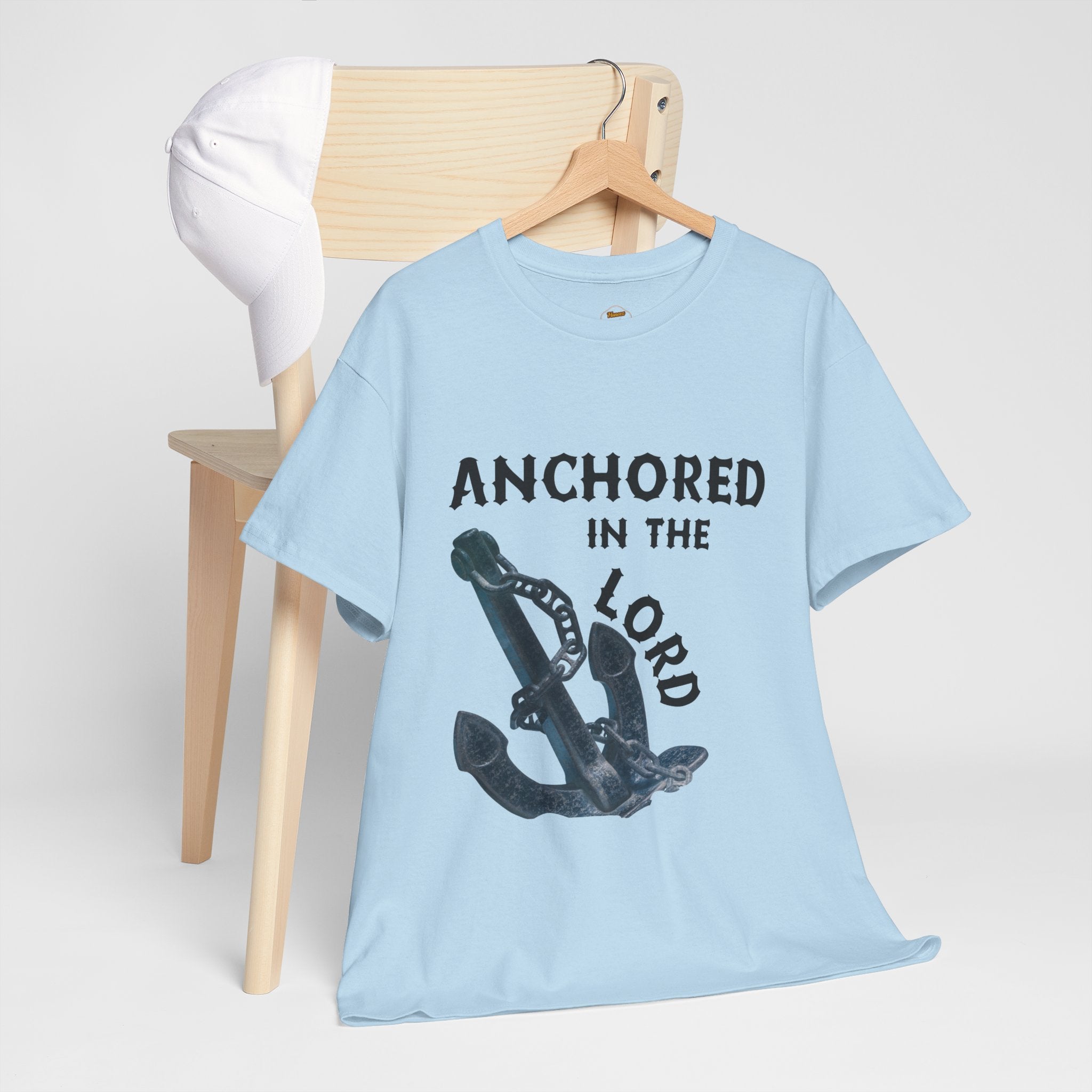 Anchored in the Lord T-Shirt - Black