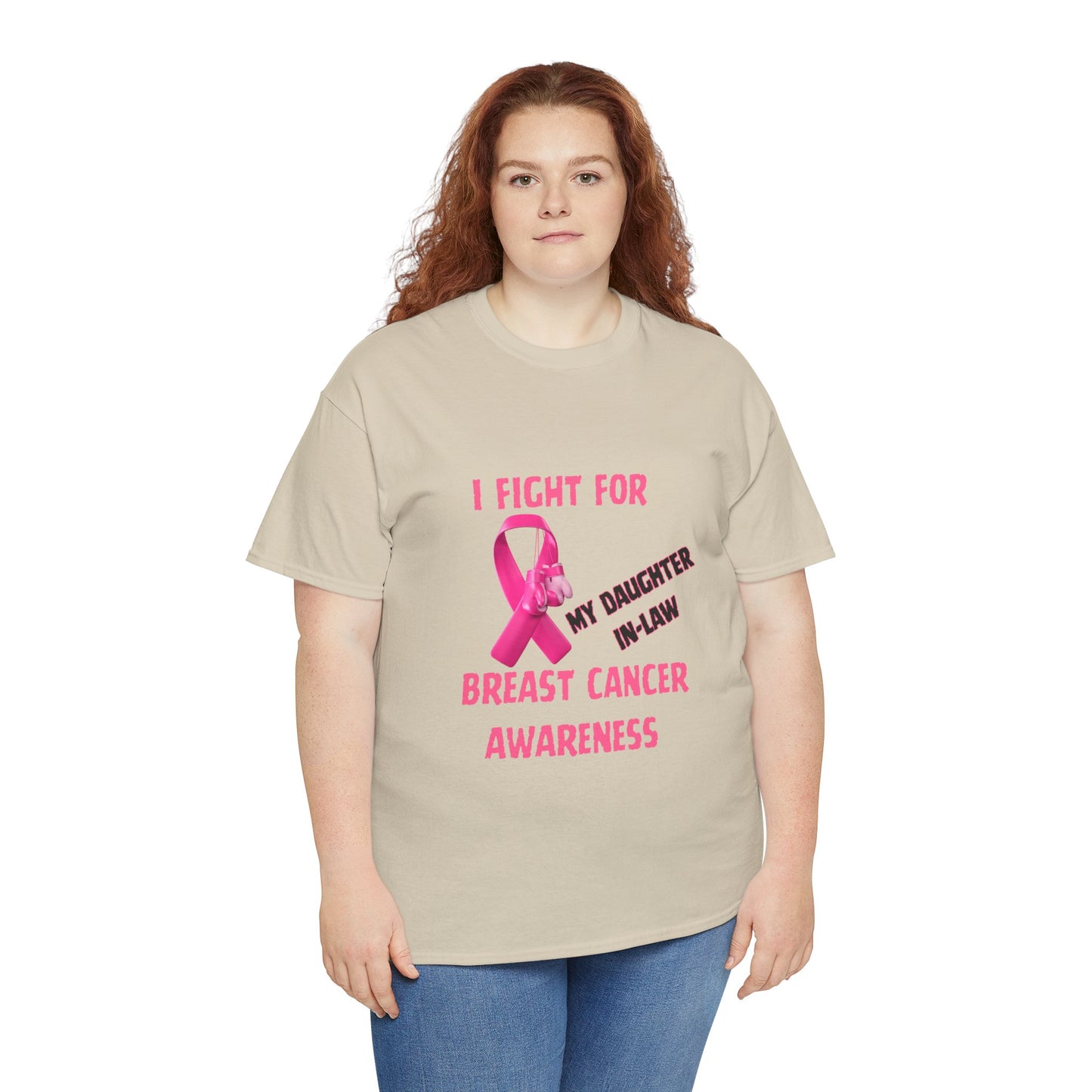 I Fight For My Daughter In-Law Pink Ribbon Tee