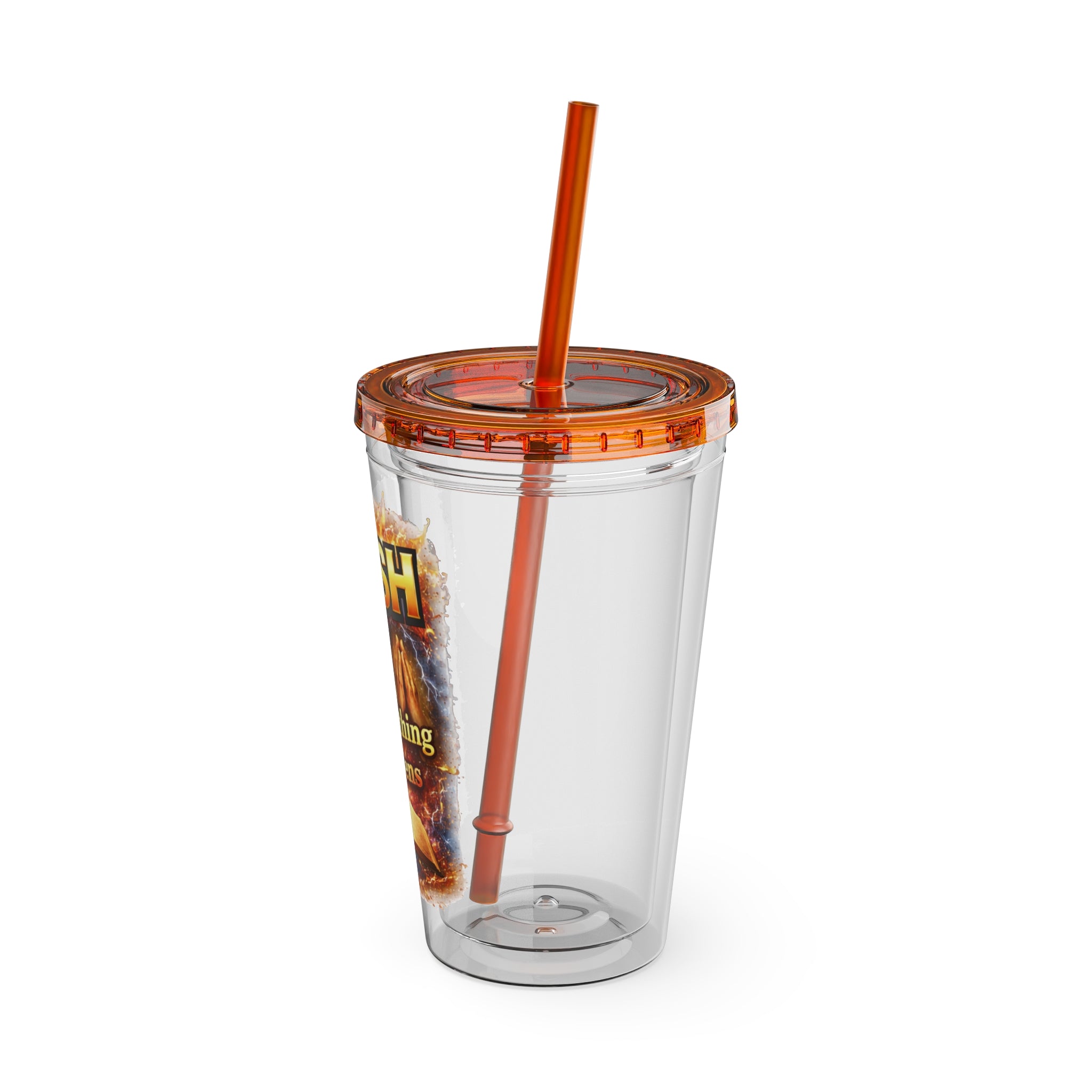 Push Pray Until Something Happens 16oz Tumbler — Bible