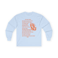 The Lord's Prayer Long Sleeve Tee - Orange