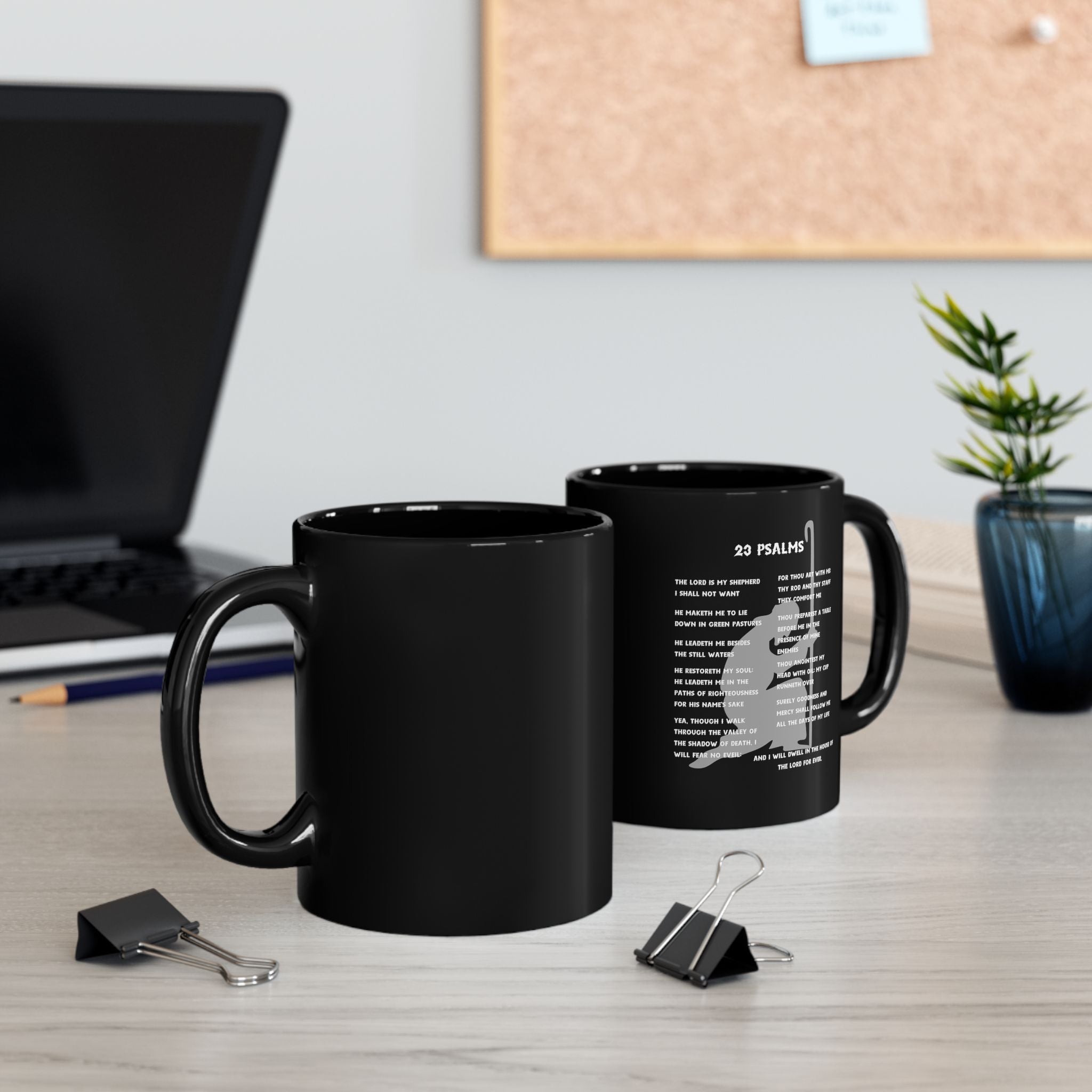 23 Psalms Black Coffee Mug — (11oz/15oz)