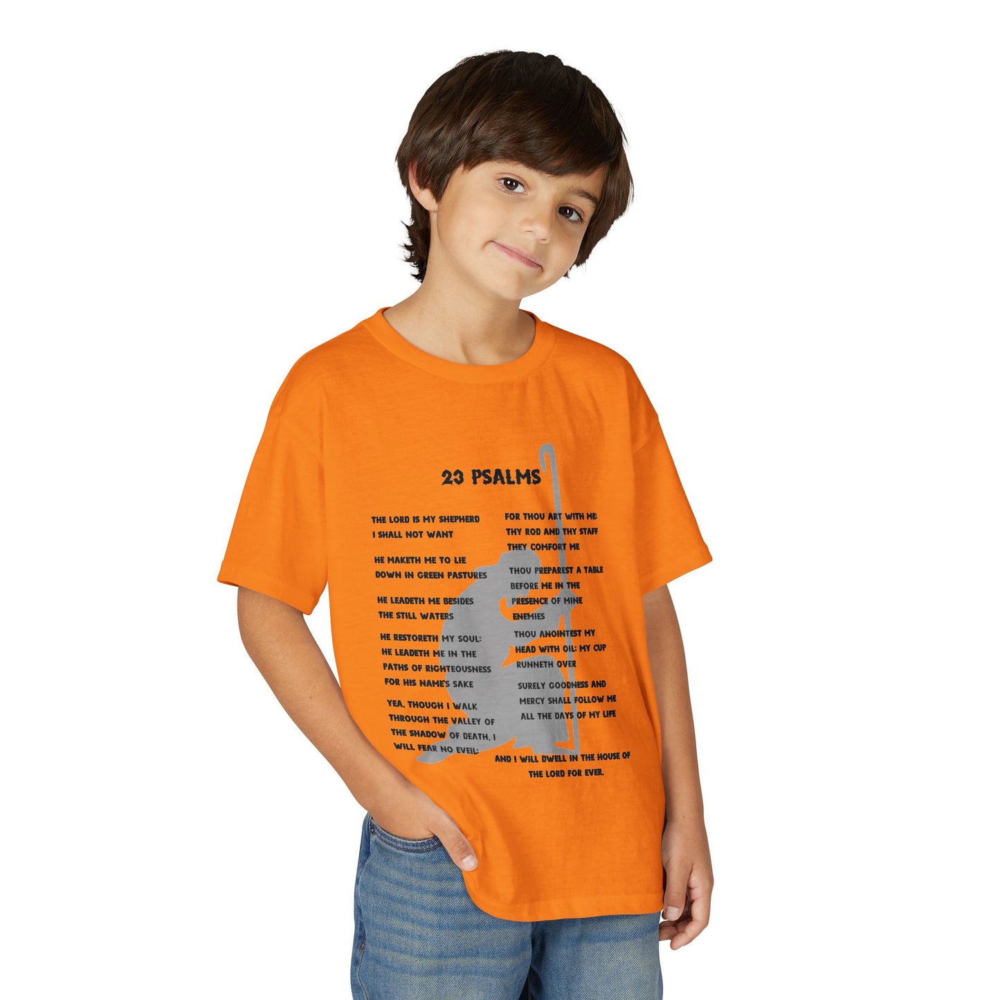 23 Psalms Youth T-shirt - Black