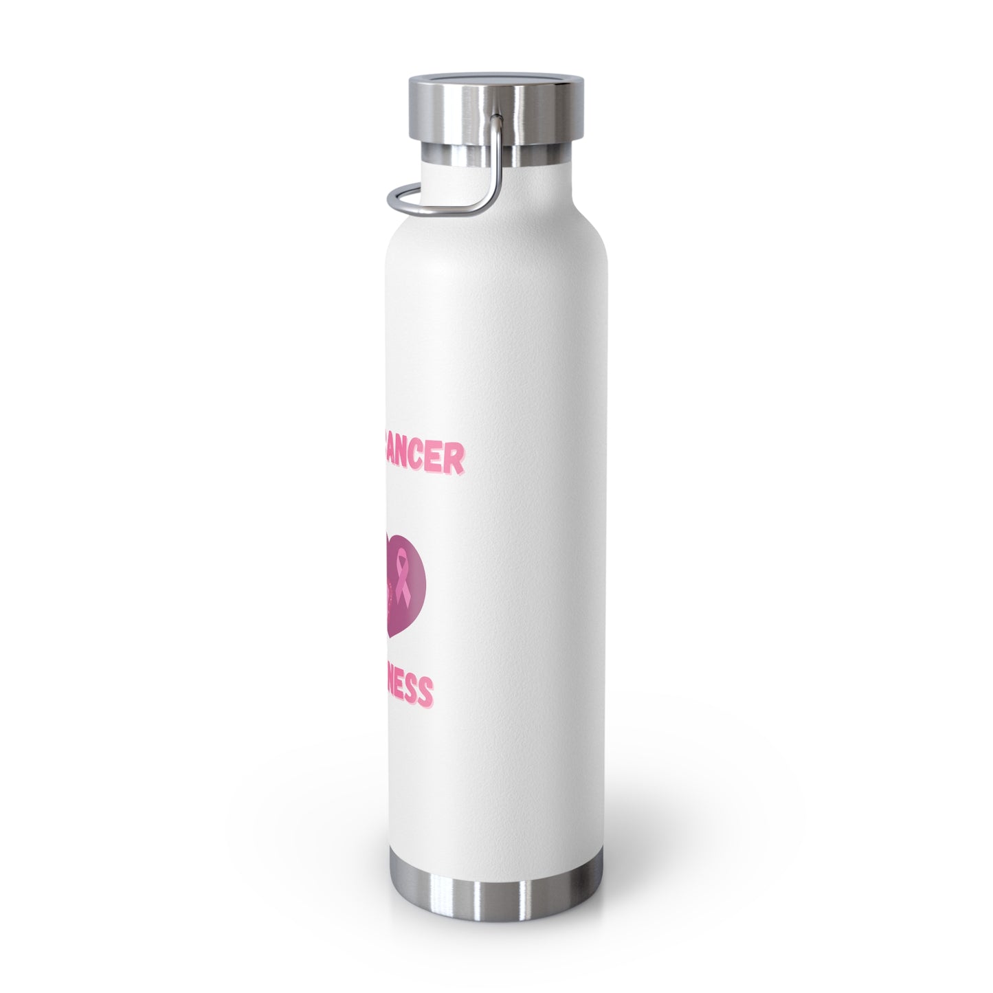 Butterfly Breast Cancer Awareness 22oz Insulated Water Bottle