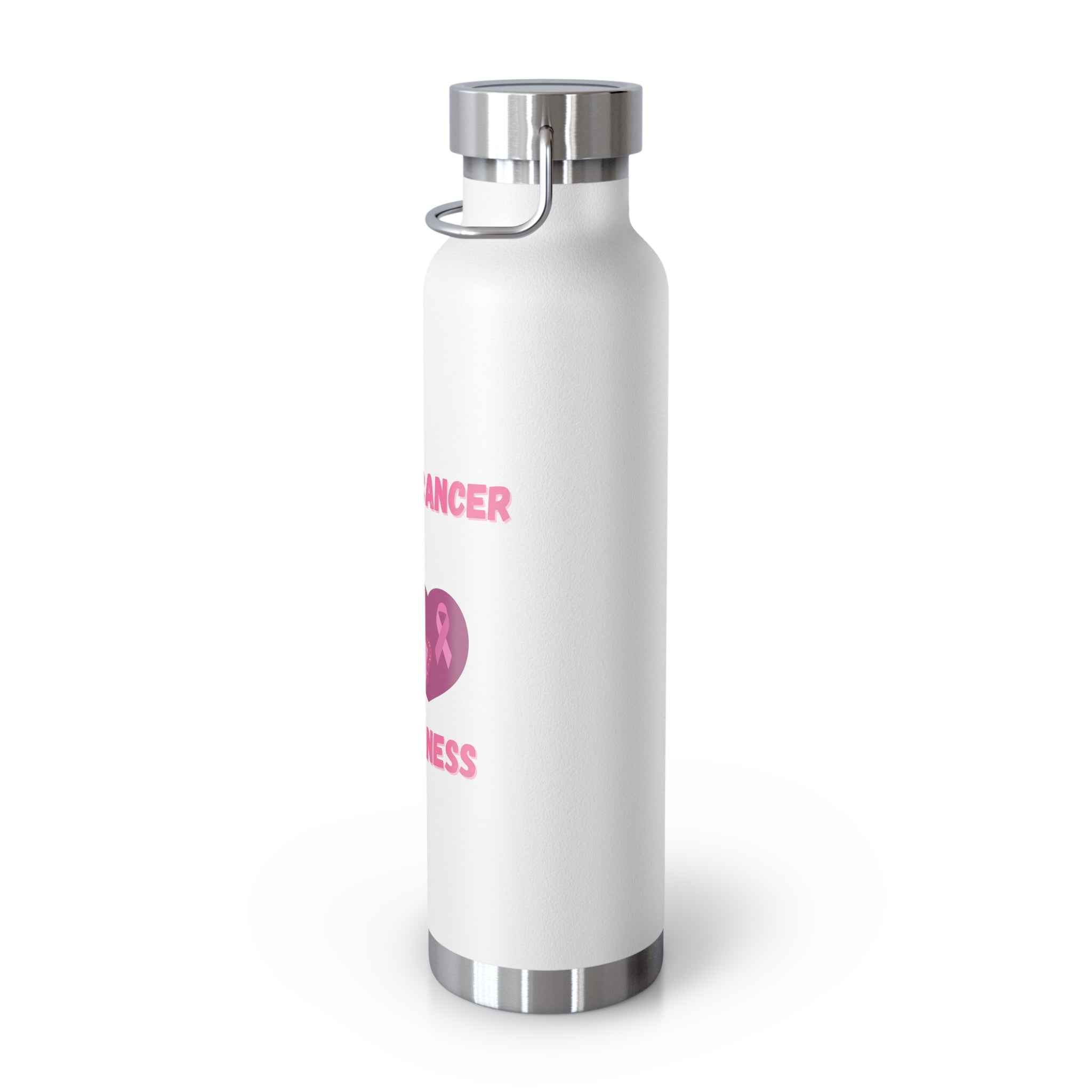 Butterfly Breast Cancer Awareness 22oz Insulated Water Bottle