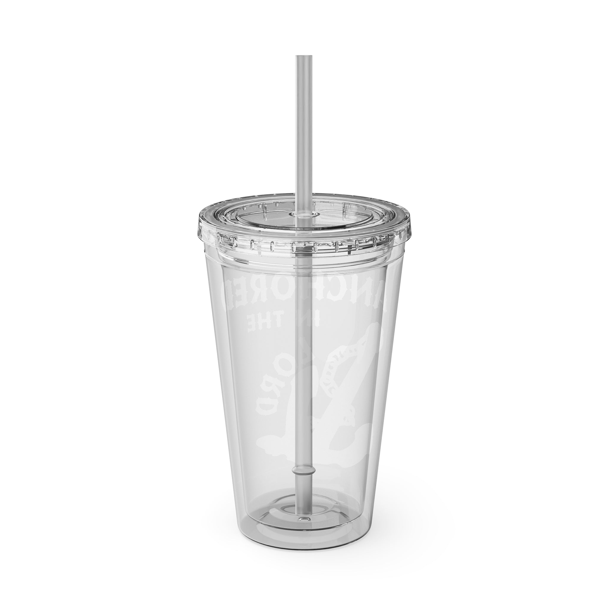 Anchored in the Lord 16oz Tumbler with Straw