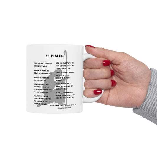 23 Psalms White Coffee Mug (11oz/15oz)
